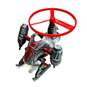 1997 Spider-Man Commando Armor Jetpack Suit with Flying Disc‎ Pull String Rare